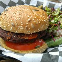 Burger at Lucky Pig - Paradise Palms in Edinburgh