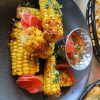 Soggy corn ribs  at Lucky Pig - Paradise Palms in Edinburgh