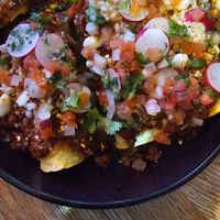 Nachos at Antojitos Cantina - Paradise Palms in Edinburgh