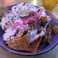 Chilaquiles   at Antojitos Cantina - Paradise Palms in Edinburgh