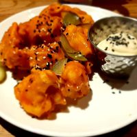 Cauliflower buffalo style at Lucky Pig - Paradise Palms in Edinburgh