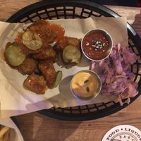 Seitan chunks at Lucky Pig - Paradise Palms in Edinburgh