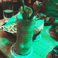 Vegan pina colada  at Lucky Pig - Paradise Palms in Edinburgh