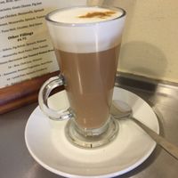 Soya latte at Fox Cafe in Nottingham