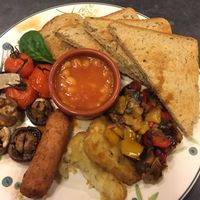 All day vegan breakfast at Fox Cafe in Nottingham