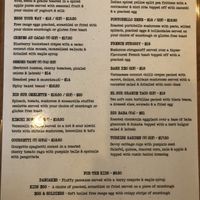 Menu June 2020 at Big Sur in Auckland