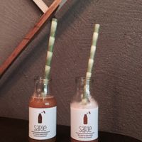 juices at SNCKBR in Amsterdam