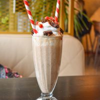 Vegan freakshake! at SNCKBR in Amsterdam