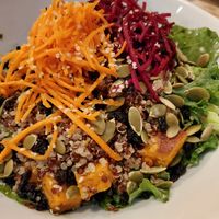 Quinoa and yam bowl #Veganuary at MeeT in Gastown in Vancouver