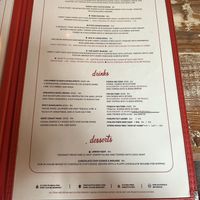 more food menu  at MeeT in Gastown in Vancouver