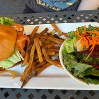 Burger  at MeeT in Gastown in Vancouver