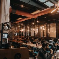 Inside at MeeT in Gastown in Vancouver