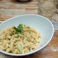 mac n cheese at MeeT in Gastown in Vancouver