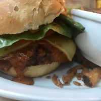 Crispy BBQ Burger 👌🏻 at MeeT in Gastown in Vancouver