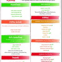 Mama Fu's Vegan Menu at Wok The FuZn in Jacksonville