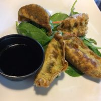 vegetable potstickers crispy at Wok The FuZn in Jacksonville