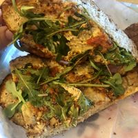 “GOAT” tempeh sandwich at The Kitchen Factory in Cincinnati