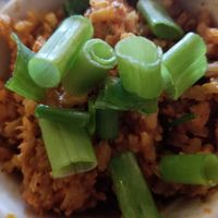 Vegan Jumbalaya at Allyn's Cafe in Cincinnati