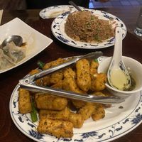 Salt and pepper tofu & veg/tofu fried rice   at Single Pebble in Burlington