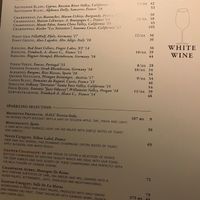 White wine at Single Pebble in Burlington