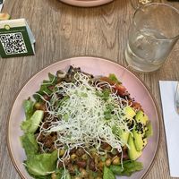 curry bowl  at Mundo Verde in Medellin