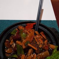 Monkey something something mushrooms ;) at Super Vegan - Huang Pu District in Shanghai