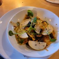 Ravioli at Cafe De Ceuvel in Amsterdam