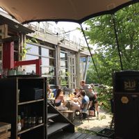   at Cafe De Ceuvel in Amsterdam