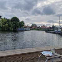 Was a ginger tart at Cafe De Ceuvel in Amsterdam