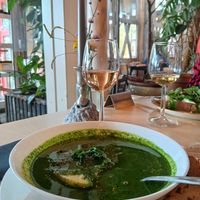 Caldo verde at Cafe De Ceuvel in Amsterdam