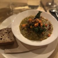 Split pea soup 🫛   at Cafe De Ceuvel in Amsterdam