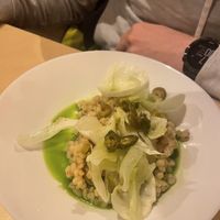 Pearl barley risotto   at Cafe De Ceuvel in Amsterdam