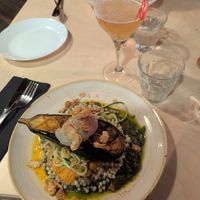 Aubergine baba ghanoush at Cafe De Ceuvel in Amsterdam