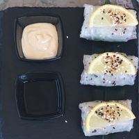 Spring rolls at Mindal in Sevastopol