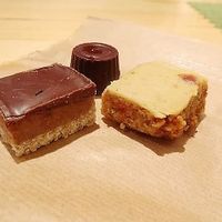 Raw sweets at Herzog in Tel Aviv