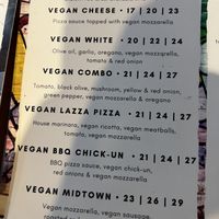 Vegan pizzas  at Este Pizza in Park City