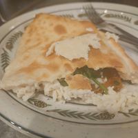 Vegan pepperoni calzone at Este Pizza in Park City