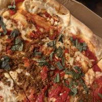 Vegan Midtown pizzaa  at Este Pizza in Park City