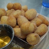 Zeppoles taste like Churros! So good! at Este Pizza in Park City