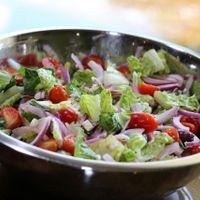 Oliv Epicurean Grill salad at Oliv Epicurean Grill in Daytona Beach