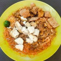 Mee siam at Ji Rong 聚荣素食 - Yishun in North Singapore
