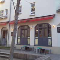 Café Da from outside at Cafe DA in Stuttgart