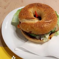 Bajgel with Tempeh at Bajgle Krola Jana in Szczecin