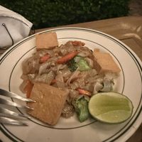 Pad see ew   at Thai Orchid in Providenciales