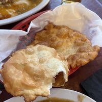 sopapillas   at El Patio in Albuquerque