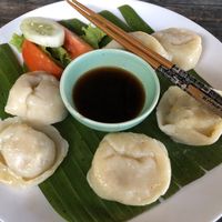  dumplings are delicious  at Sopa - Jl Raya Nyuh in Ubud