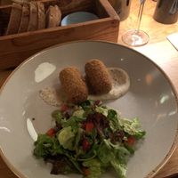 Mushroom croquettes with truffle   at Eetcafe Ceramique in Maastricht