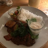 Brazilian dish  at Eetcafe Ceramique in Maastricht