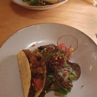 Vegan taco with jackfruit at Eetcafe Ceramique in Maastricht