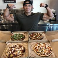 Just a nice Tuesday vegan pizza run! at PizzaRev in Bakersfield